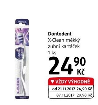 Kartáček na zuby X-Clean Dontodent