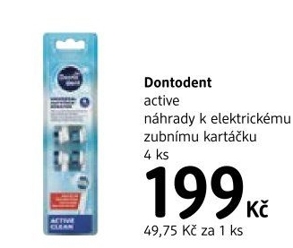 Elektrický zubní kartáček Active DontoDent - náhrada