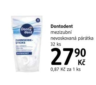 Dentální párátka mezizubní nevoskovaná Dontodent