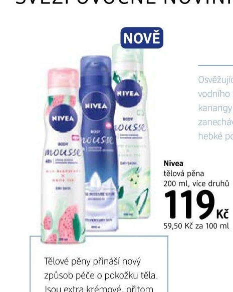 Tělová pěna Nivea