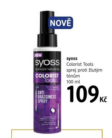 Sprej proti žlutým tónům Colorist Tools Syoss