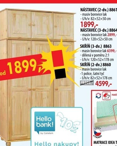 Nástavec 8861 lakovaný