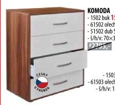 Komoda se zásuvkami 1502