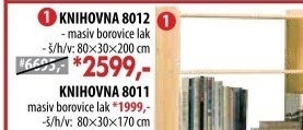 Knihovna 8012 lakovaná