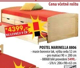 Jednolůžko MARINELLA