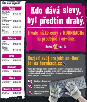 akční leták Hornbach 28.2.2018-27.3.2018