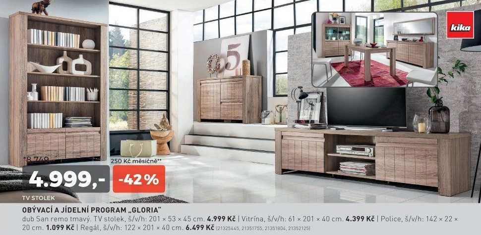 TV stolek GLORIA