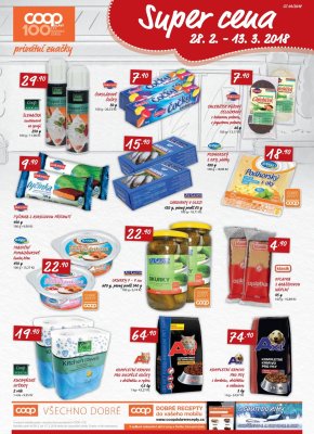 akční leták COOP 7.3.2018-13.3.2018