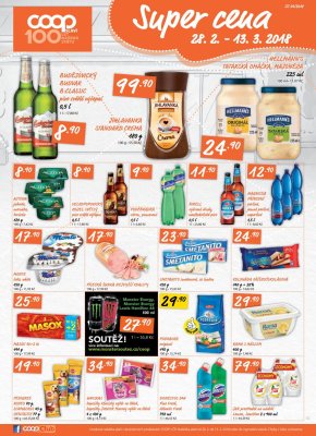akční leták COOP 7.3.2018-13.3.2018