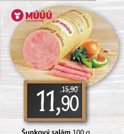 Salám šunkový Maso uzeniny Písek