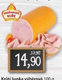 Krůtí šunka výběrová Vodňanské kuře