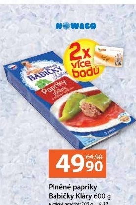 Papriky plněné v rajské omáčce Dobroty babičky Kláry