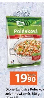 Zeleninová polévková směs mražená Exclusive Dione