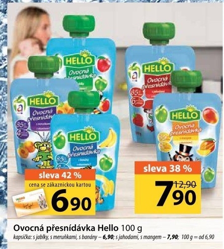 Ovocná kapsička Hello