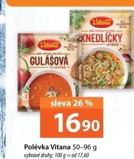 Instantní polévky Vitana