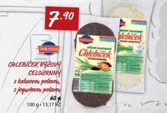 Rýžové chlebíčky polomáčené Dolcezza