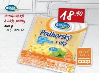 Sýr Podhorský s oky Ranko