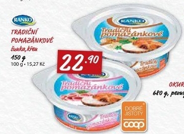 Tradiční pomazánkové Ranko