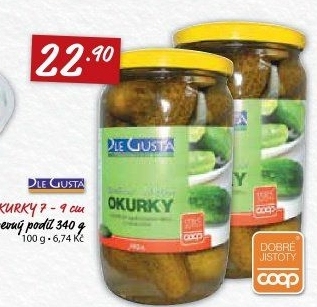 Okurky Dle Gusta