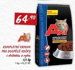 Granule pro kočky Axi