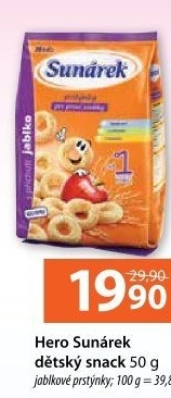 Snack pro první zoubky Sunárek