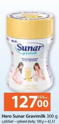Nápoj instantní Gravimilk Sunar