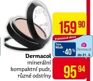 Pudr kompaktní minerální Dermacol