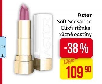 Rtěnka Elixir Soft Sensation Astor