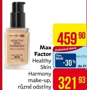 Make up Healthy Skin Harmony Foundation Max Factor