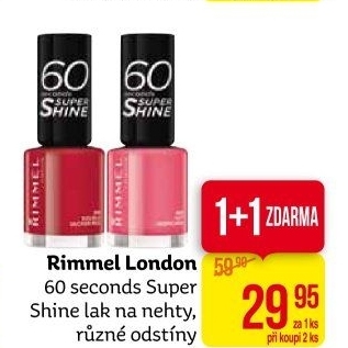 Lak na nehty 60 seconds Super Shine Rimmel