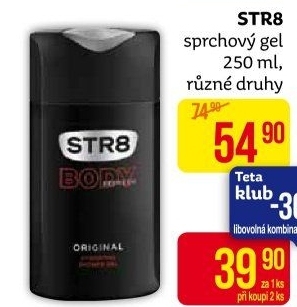 Sprchový gel pánský STR8