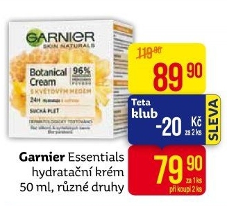 Krém pleťový hydratační Essentials Garnier