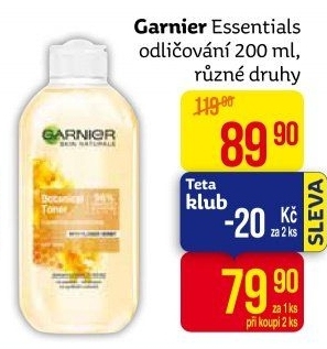 Odličovače Essentials Garnier