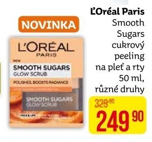 Peeling pleťový Smooth Sugars Crubs L'Oréal