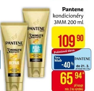 Balzám na vlasy 3 Minute Miracle Pantene