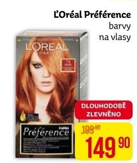 Barva na vlasy Préférence L'oréal