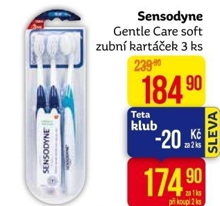 Kartáček na zuby Gentle Care Sensodyne
