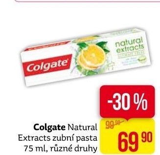 Pasty na zuby Natural Extracts Colgate