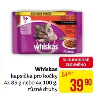 Kapsičky pro kočky Whiskas