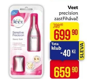Elektrický zastřihovač dámský Sensitive Precision Veet
