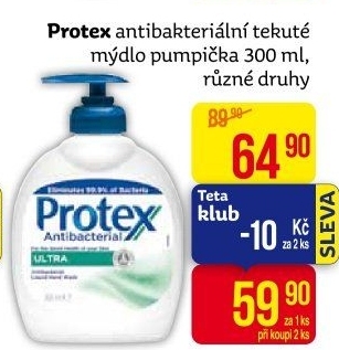 Tekuté mýdlo antibakteriální Protex