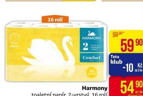 Toaletní papír 2vrstvý Harmony