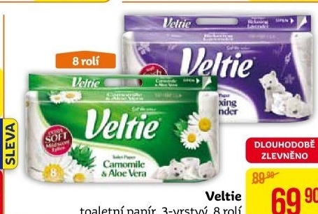 Toaletní papír 3vrstvý Veltie Kleenex