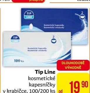 Papírové kapesníčky Tip Line - box