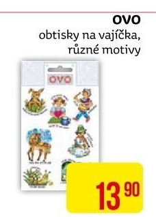 Obtisky na vajíčka Ovo