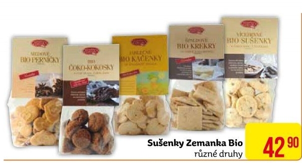 Sušenky Bio Zemanka