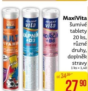 Šumivé tablety MaxiVita
