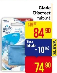 Osvěžovač vzduchu Discreet Glade by Brise - náplň