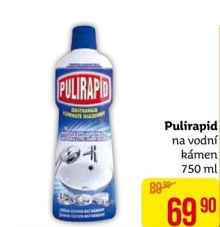 Čistič na vodní kámen Pulirapid