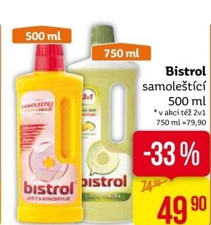 Emulze vosková samoleštící Bistrol